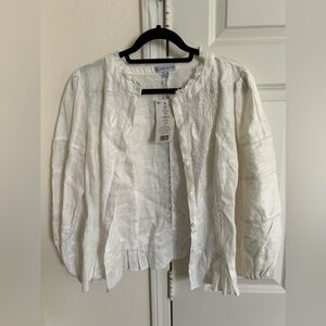 100% Linen Ukrainian vyshyvanka blouse